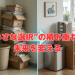 効率空間の最適化～ゴミ箱は丸型派？四角派？～