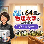 AIと64歳の物理攻撃のコラボで「プリンター」が奇跡の復活❣